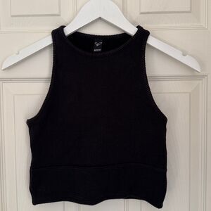 Windsor black size small Ribbed Knit Top